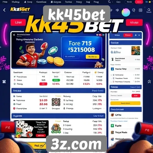 Acessibilidade e usabilidade no site kk45bet