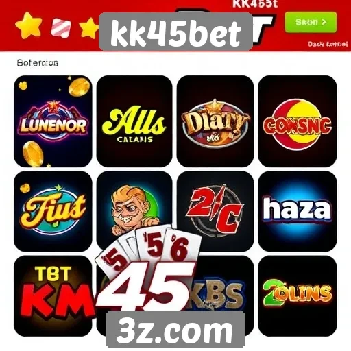 kk45bet oferece uma variedade de jogos online